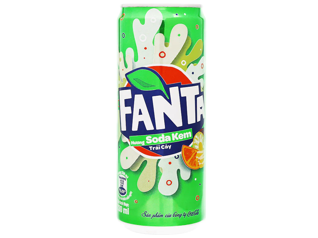 Fanta Cream Soda Fruity 35cl