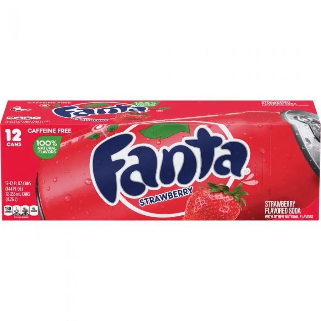 Fanta US Strawberry 35cl (x12)