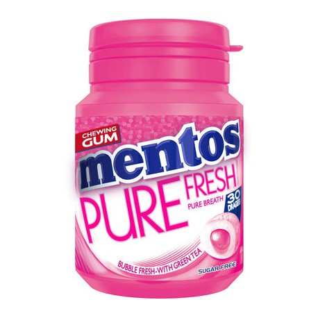 MENTOS GUM PURE FRESH BUBBLEFRESH BOTTLE 