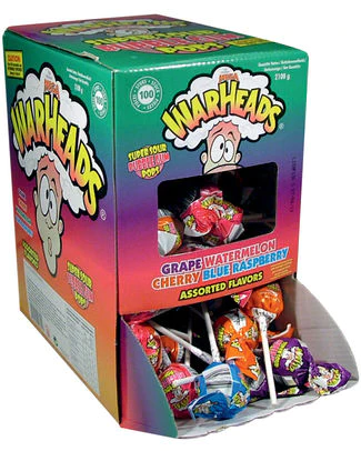 Mega Warheads - Lollies Original (x100)