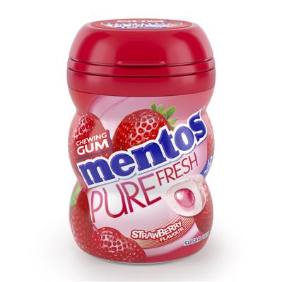 Mentos Minipots Strawberry 12p