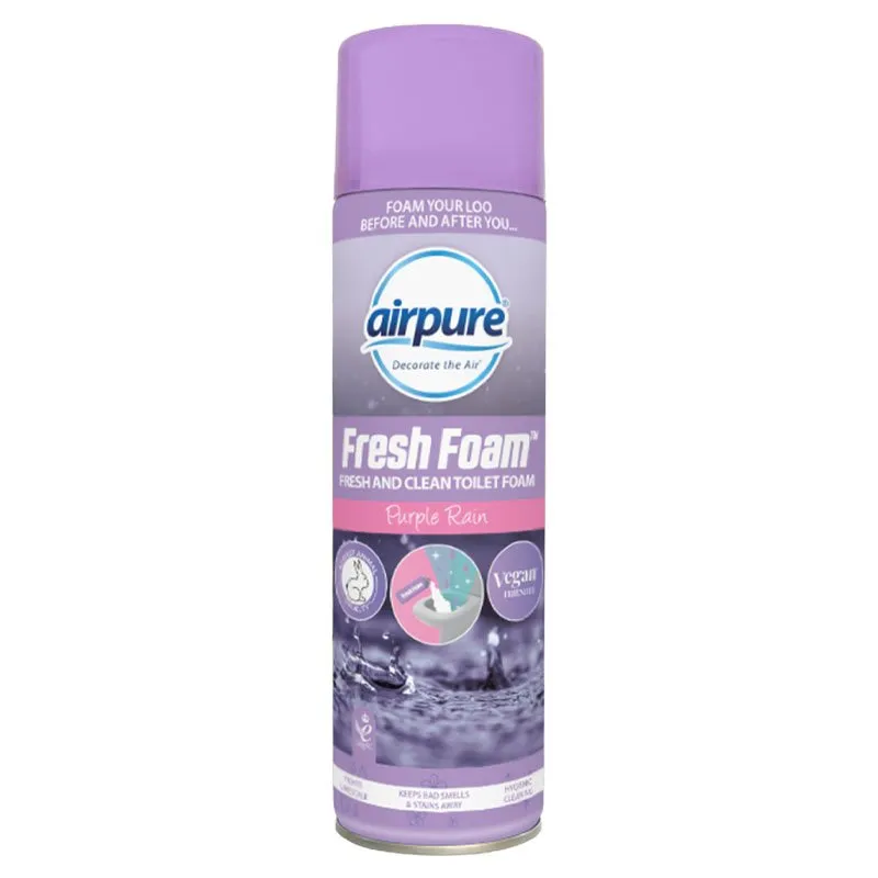 Airpure Fresh Foam toilet 500ml Purple Rain