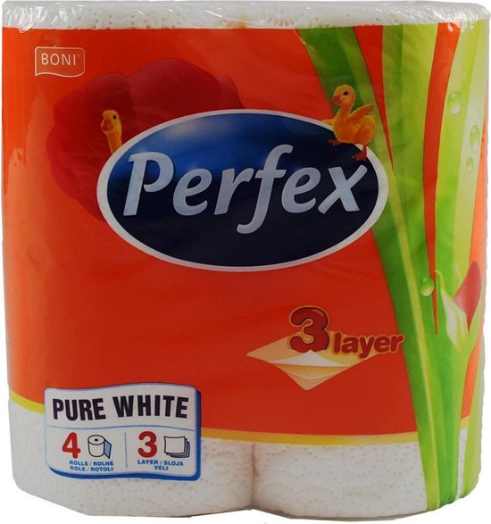 Perfex papier toilette 4 rouleaux 3plis
