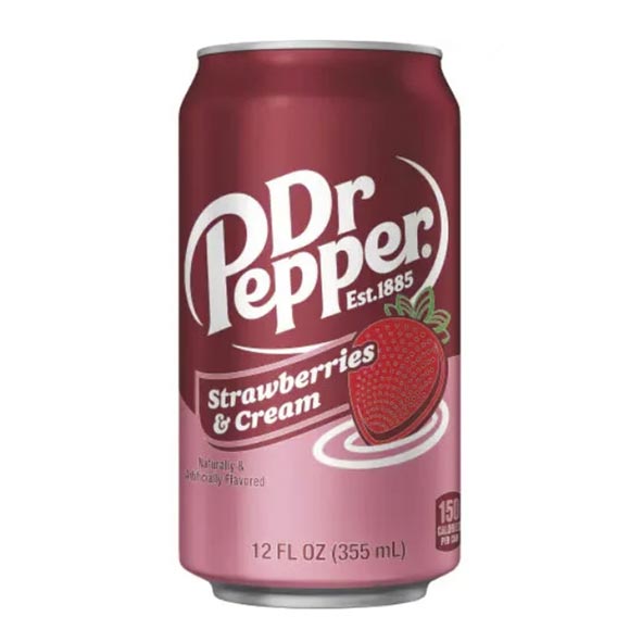 Dr Pepper Strawberries & Cream 355ml