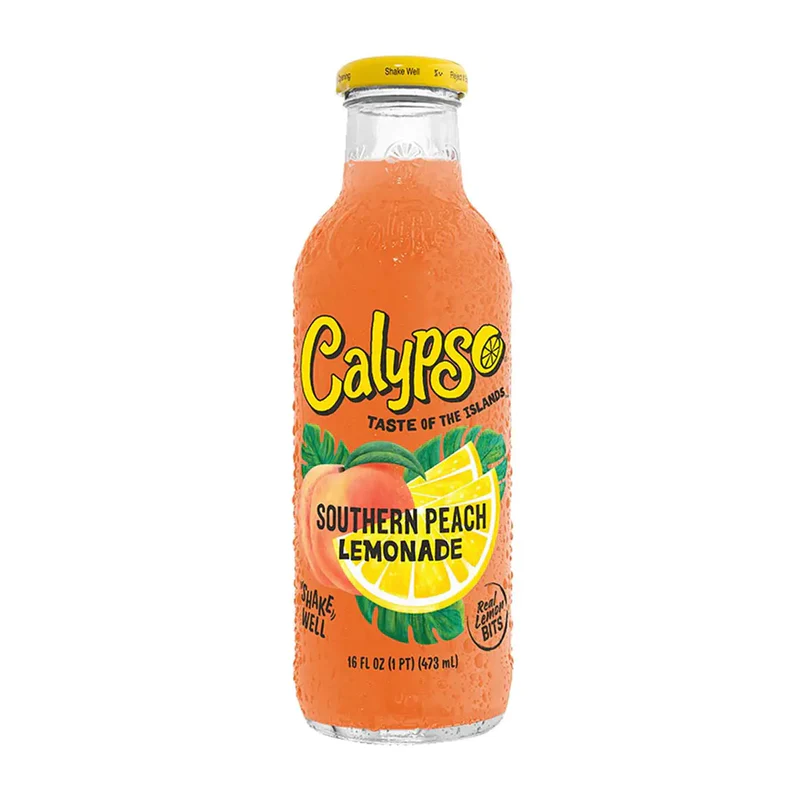 calypso southern peach lemonade 473ml