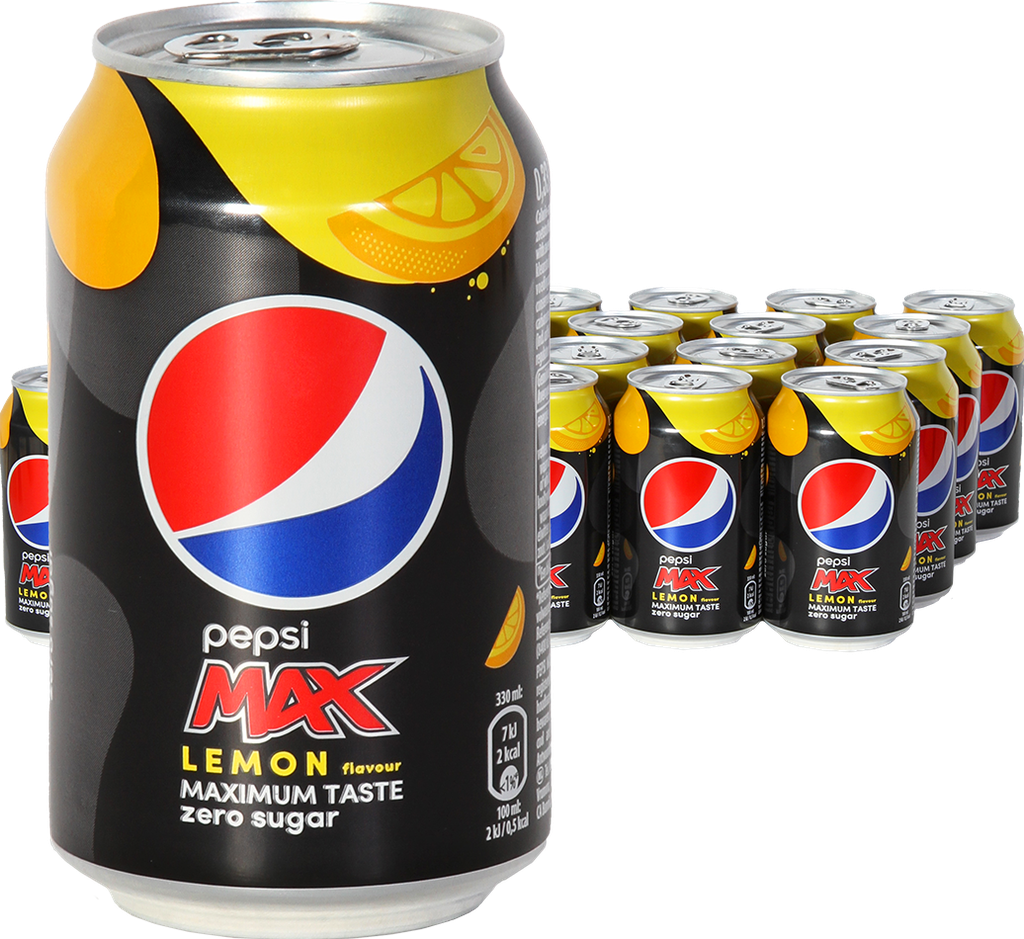 Pepsi max lemon 330ml (x24) 