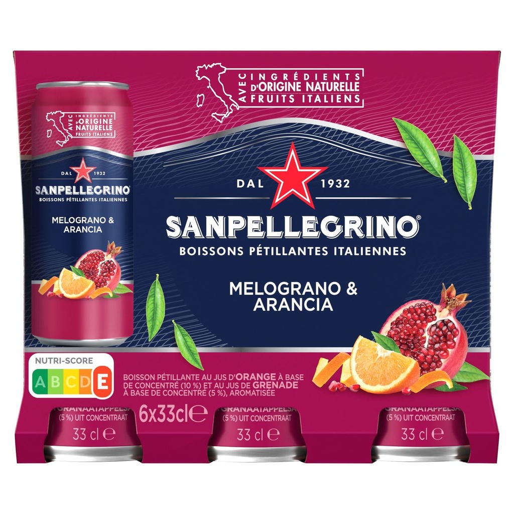 Sanpellegrino - Melograno Et Arancia 33cl (x24)