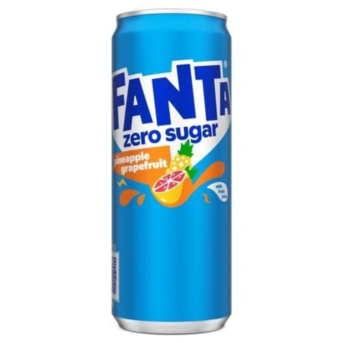 Fanta pinneapple & grapefruit zero 330ml