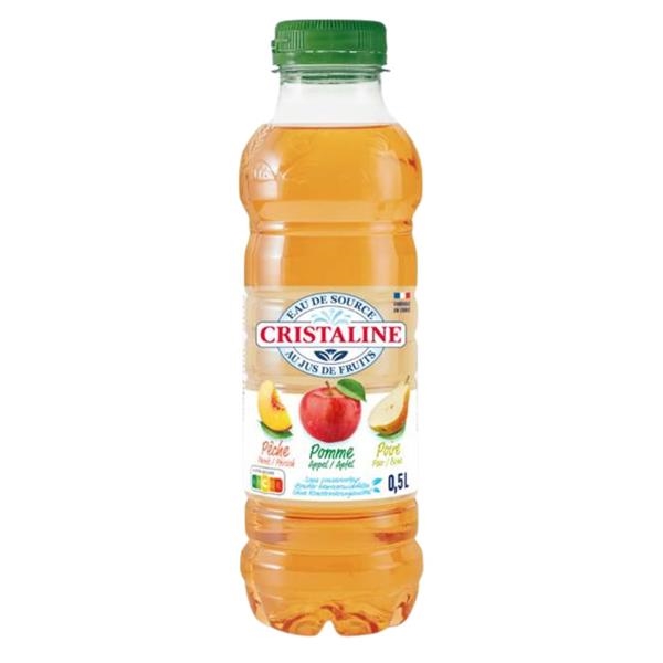 Cristaline - Pomme poire peche 50cl (x24)