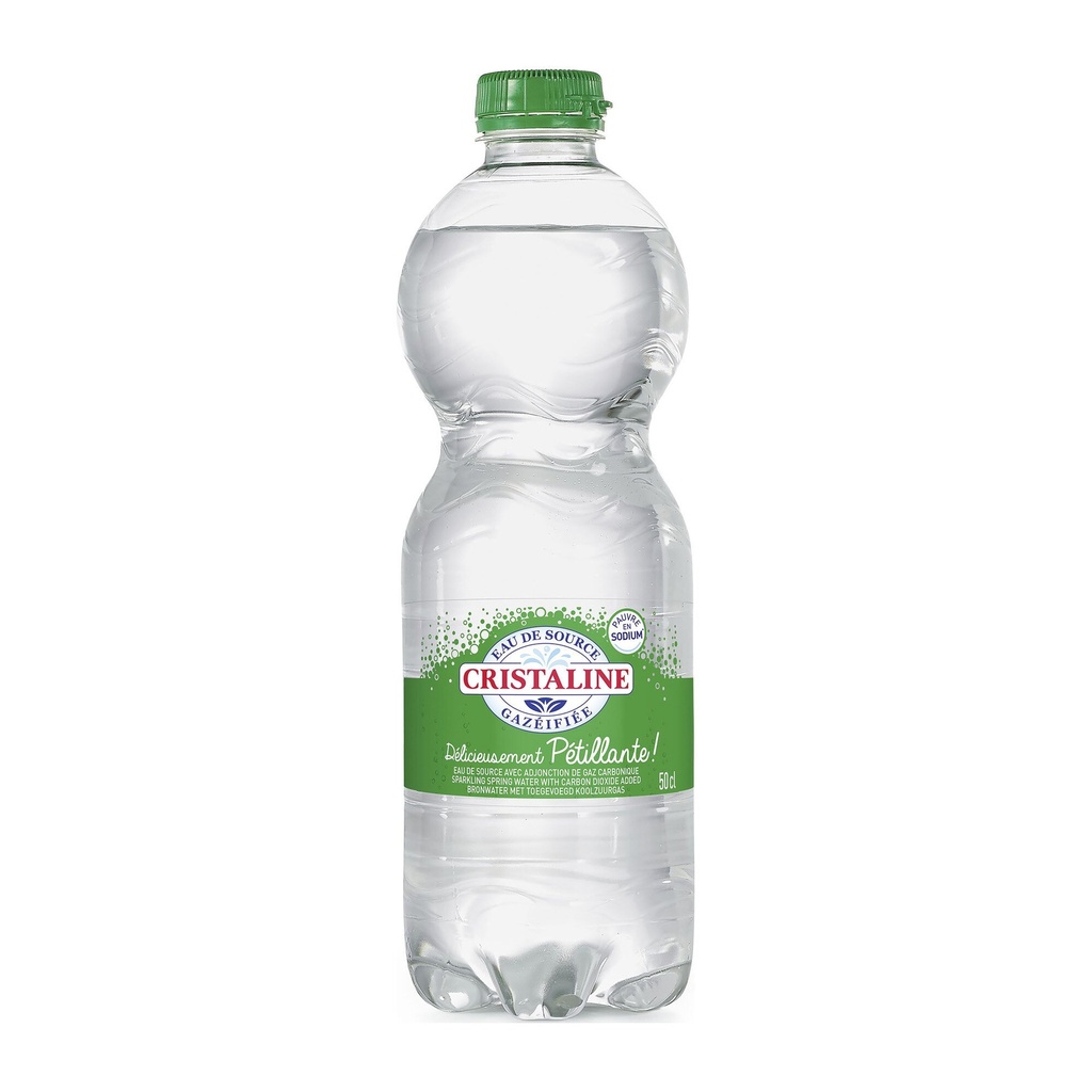 Cristaline eau petillante 50cl (x9)