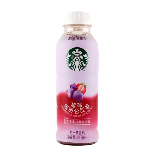 Starbucks strawberry blackcurrant black tea 330ml