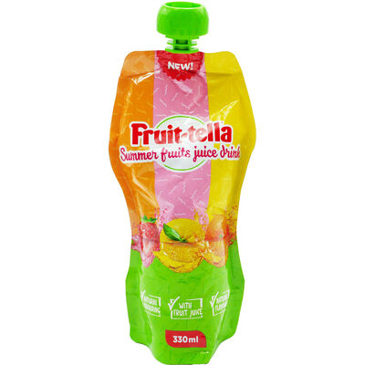 FRUITTELLA SUMMER FRUITS POUCH 33CL