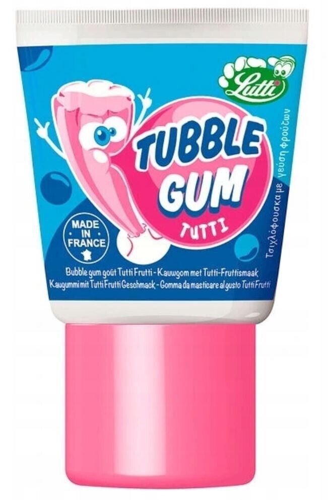 lutti tubble gum tutti frutti 35g