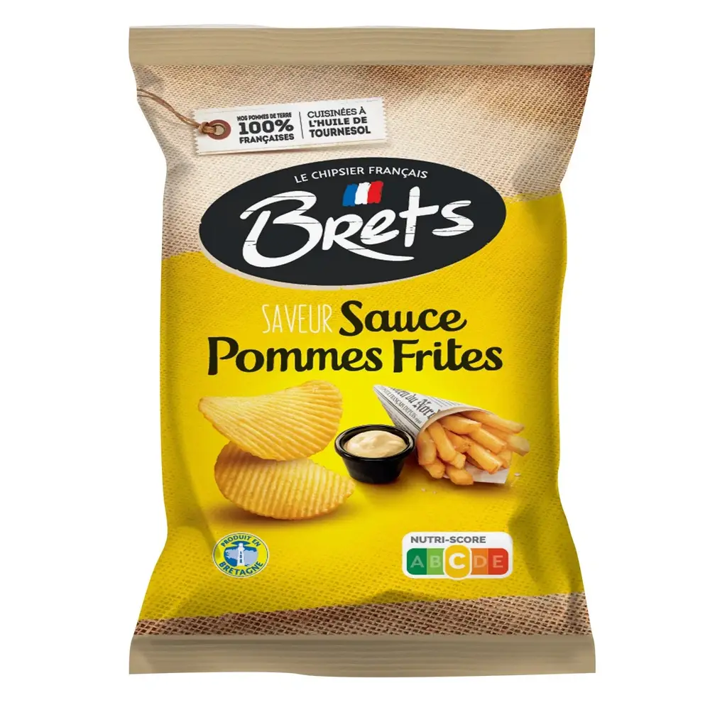 BRET S CHIPS POTATOE FRIES 125g