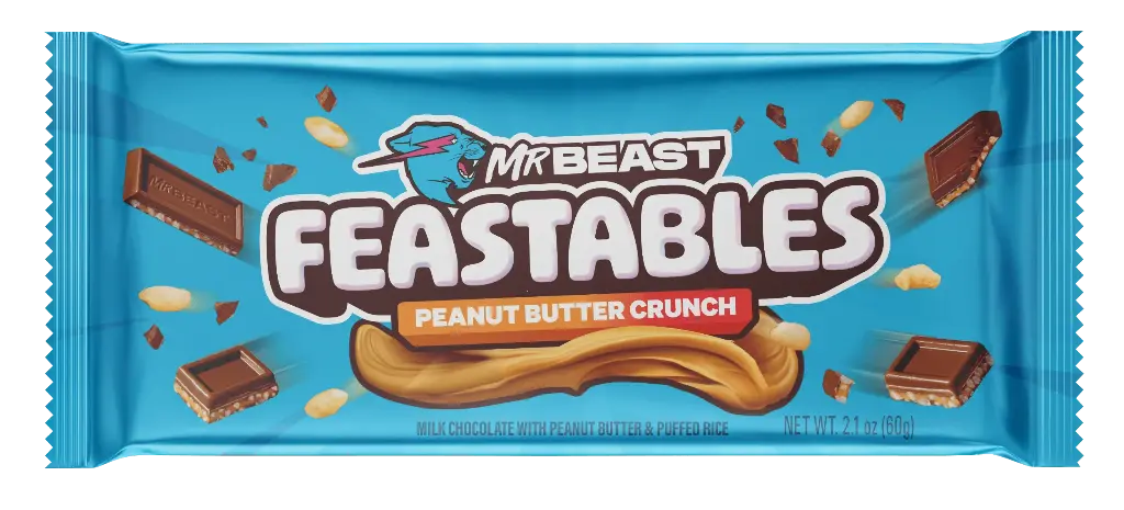 Mr Beast Feastables peanut butter 60g