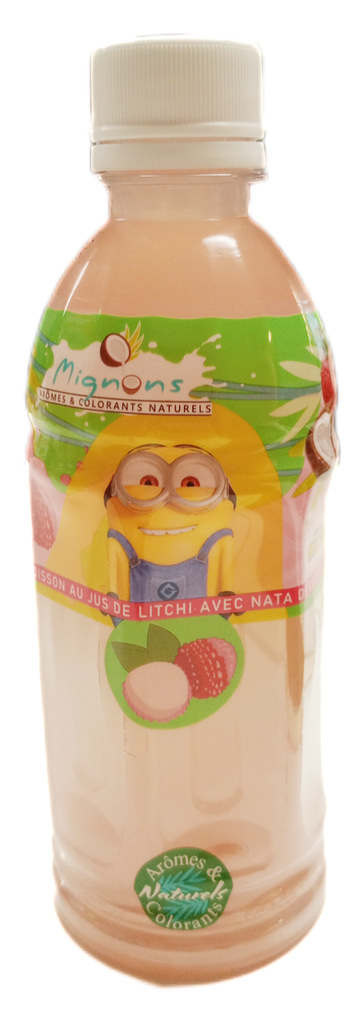 Minions Jus de Litchi avec Nata de Coco 350ml