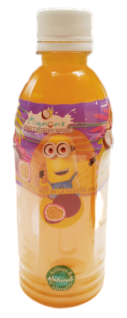 Minions Jus Fruit de la Passion avec Nata de Coco 350ml