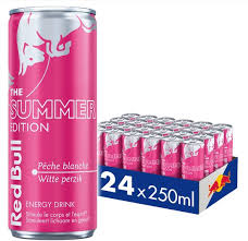 Red bull Peach edition (pêche blanche) 24x25cl   