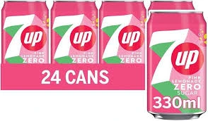 7up Zéro Pink 33cl (x24)