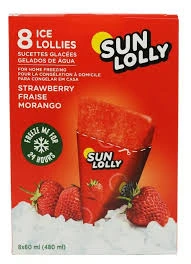 SunLolly Fraise 8Pièces