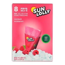 SunLolly Framboise 8Pièces