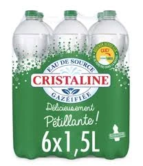 Cristaline eau petillante 1.5L (x6)