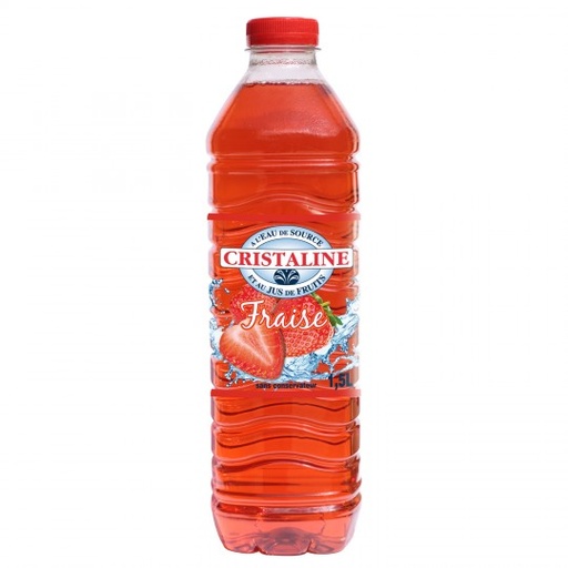Cristaline - Fraise 1,5L (x6)