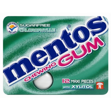 MENTOS GUM CHLOROPHYLLE BLISTER 