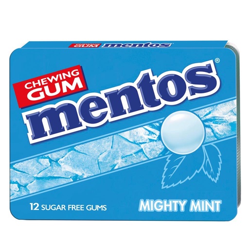 MENTOS GUM MIGHTY MINT BLISTER 