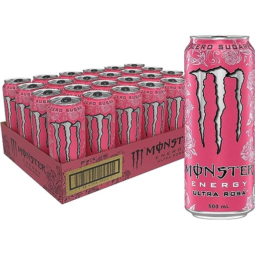 Monster ultra rosa 500ml (x24) 