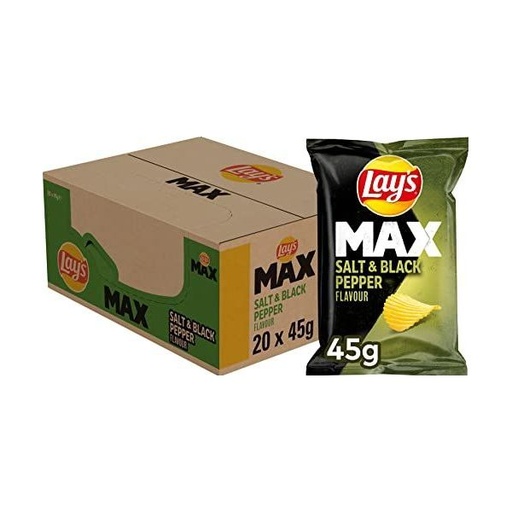 Lays - salt'n pepper 40g (x20)