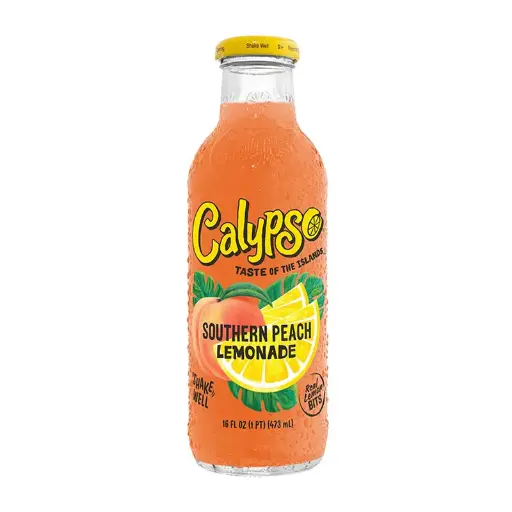 calypso southern peach lemonade 473ml