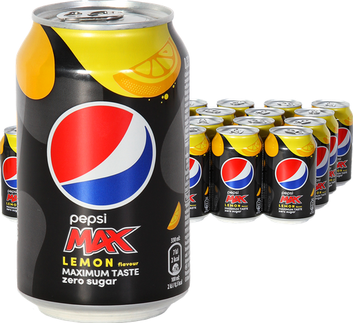 Pepsi max lemon 330ml (x24) 