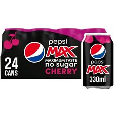 Pepsi max cherry 330ml (x24) 