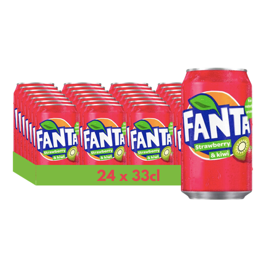 Fanta fraise kiwi 330Ml (x24)