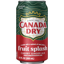 Canada dry USA fruit splash cherry 355ml