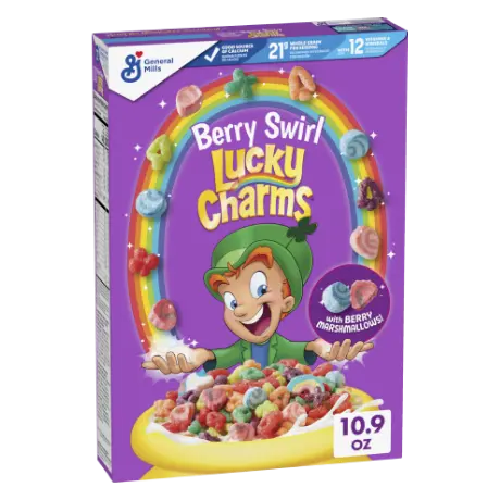 Lucky Charms Berry Swirl Cereal 309g