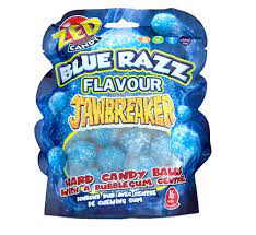 blue razz flavour jawbreaker (balls)