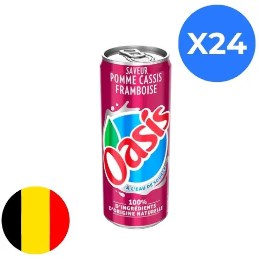 Oasis Pomme cassis framboise 33cl (x24)