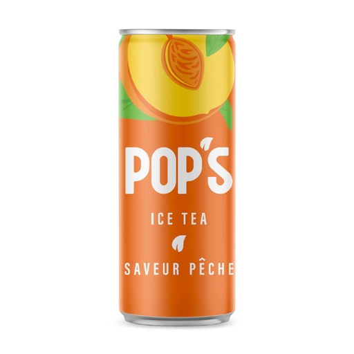 Pop's ice tea saveur peche 330ml