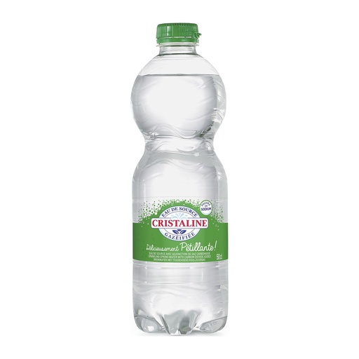 Cristaline eau petillante 50cl (x9)