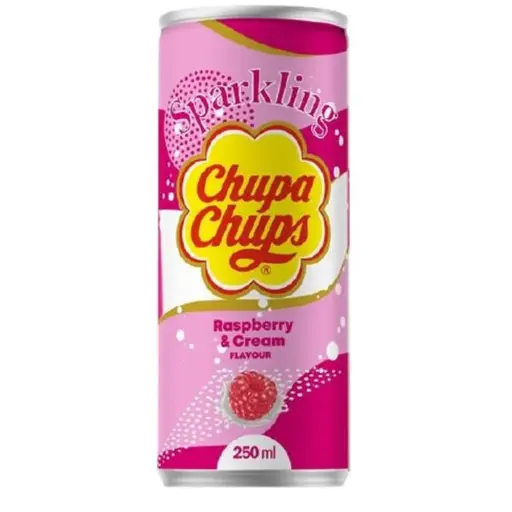 Chupa chups sparkling raspberry 250ml 