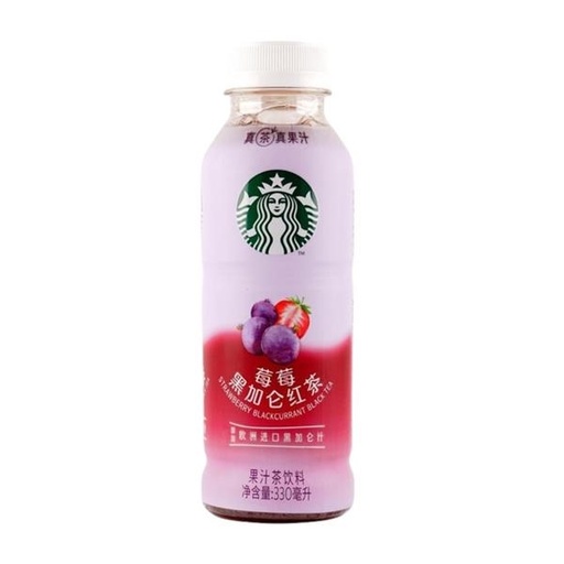 Starbucks strawberry blackcurrant black tea 330ml