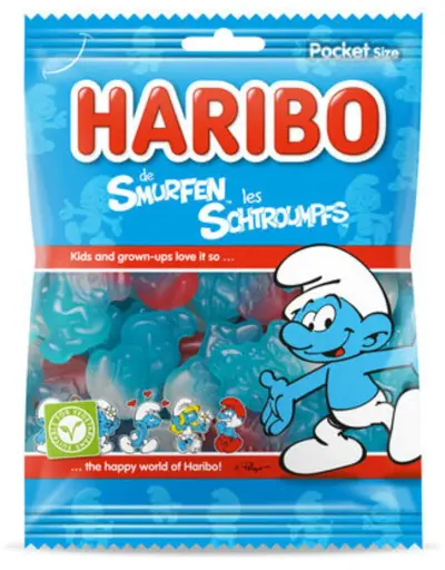 Haribo schtroumpfs 75g