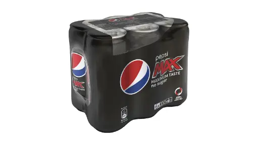 Pepsi max 330ml (x6)