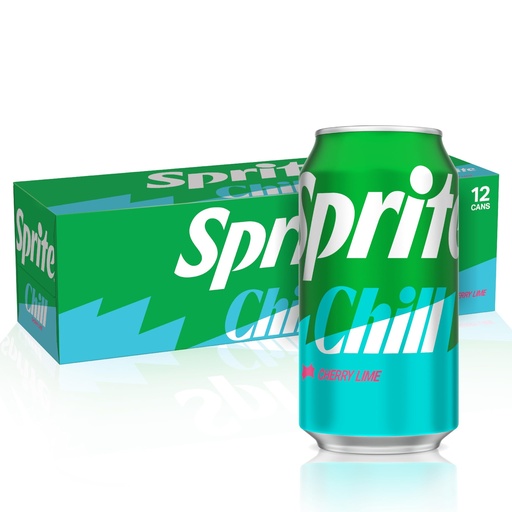 Sprite chill cherry and lime 355ml (x12)