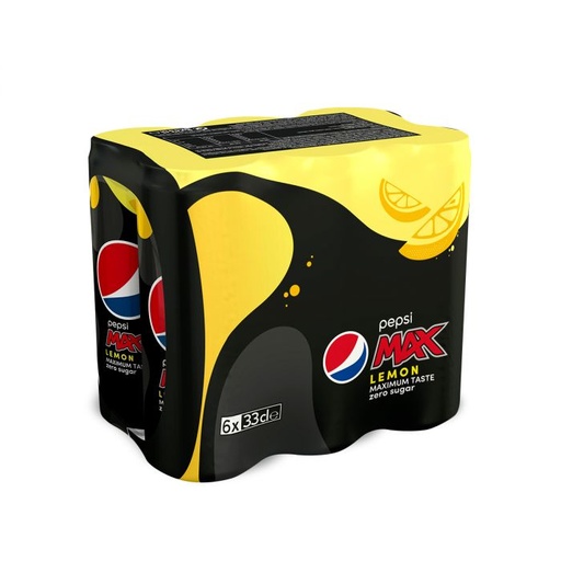 Pepsi max lemon 330ml (x6)