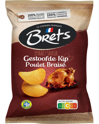 BRET S CHIPS SAVEUR POULET BRAISE 125GR