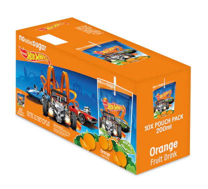 Caprisun Orange Hot Wheels 200ml (x10)