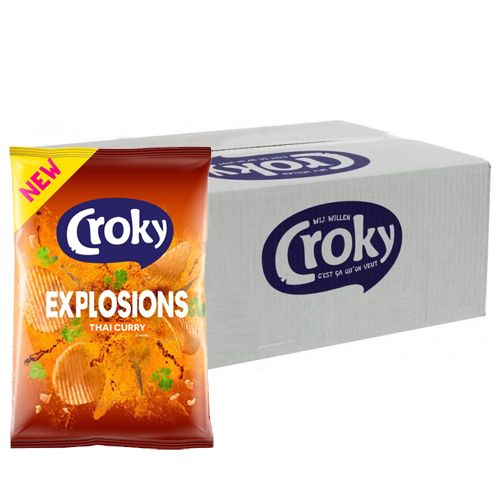 Croky Explosions Thaï Curry 40g (x20)